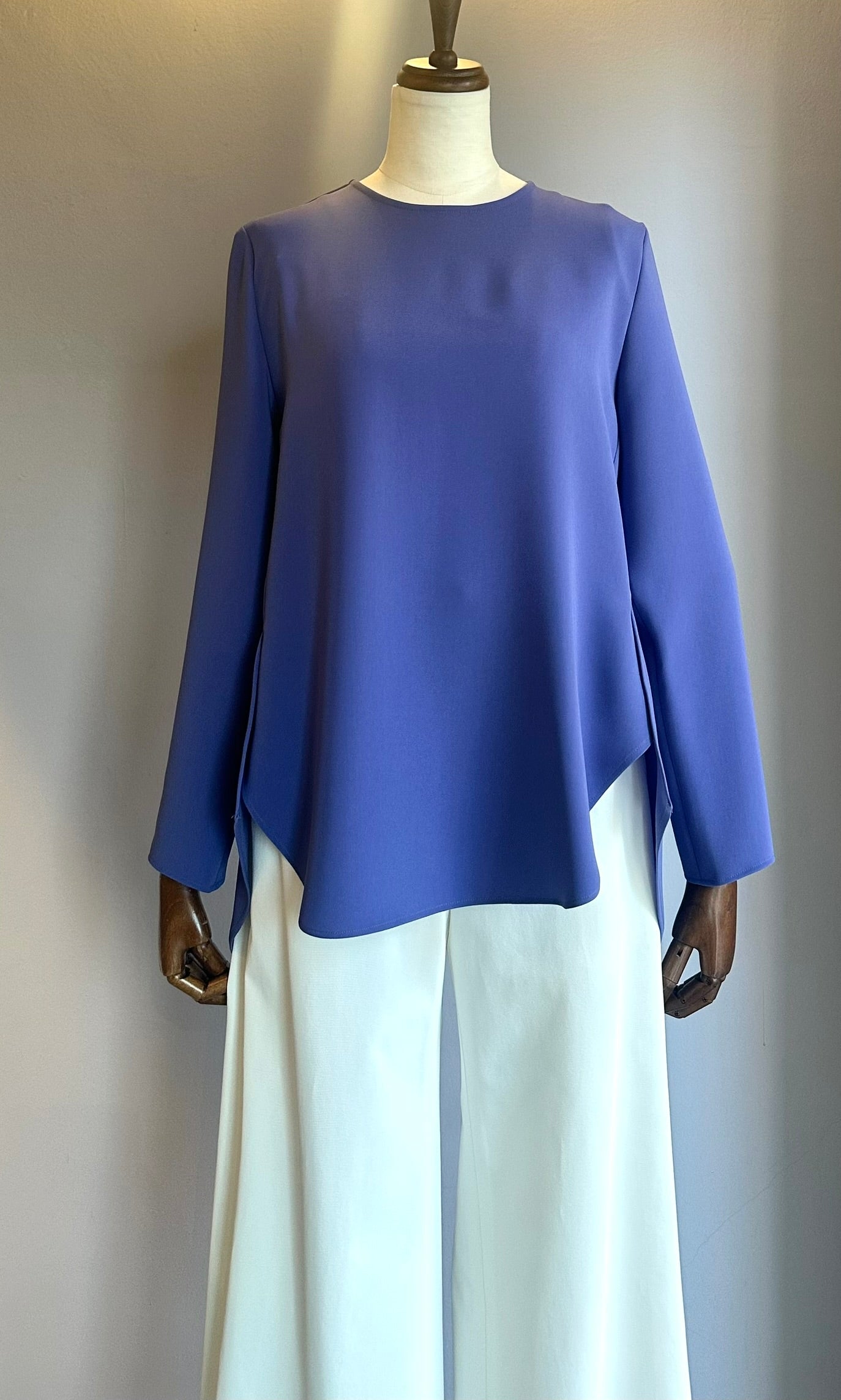 トリアセ フロントスリットブラウス＜パープル＞ – M・fil 公式