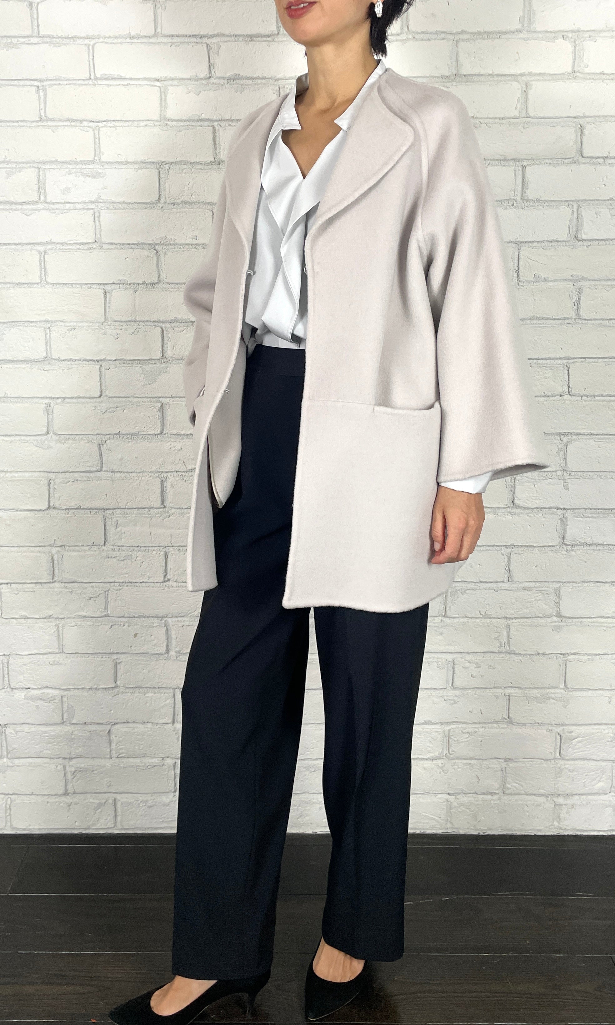 (K04449）エムフィル M Fil バスケットリネーラノースリーブジャケット K04449）エムフィル M Fil バスケットリネーラノースリーブ