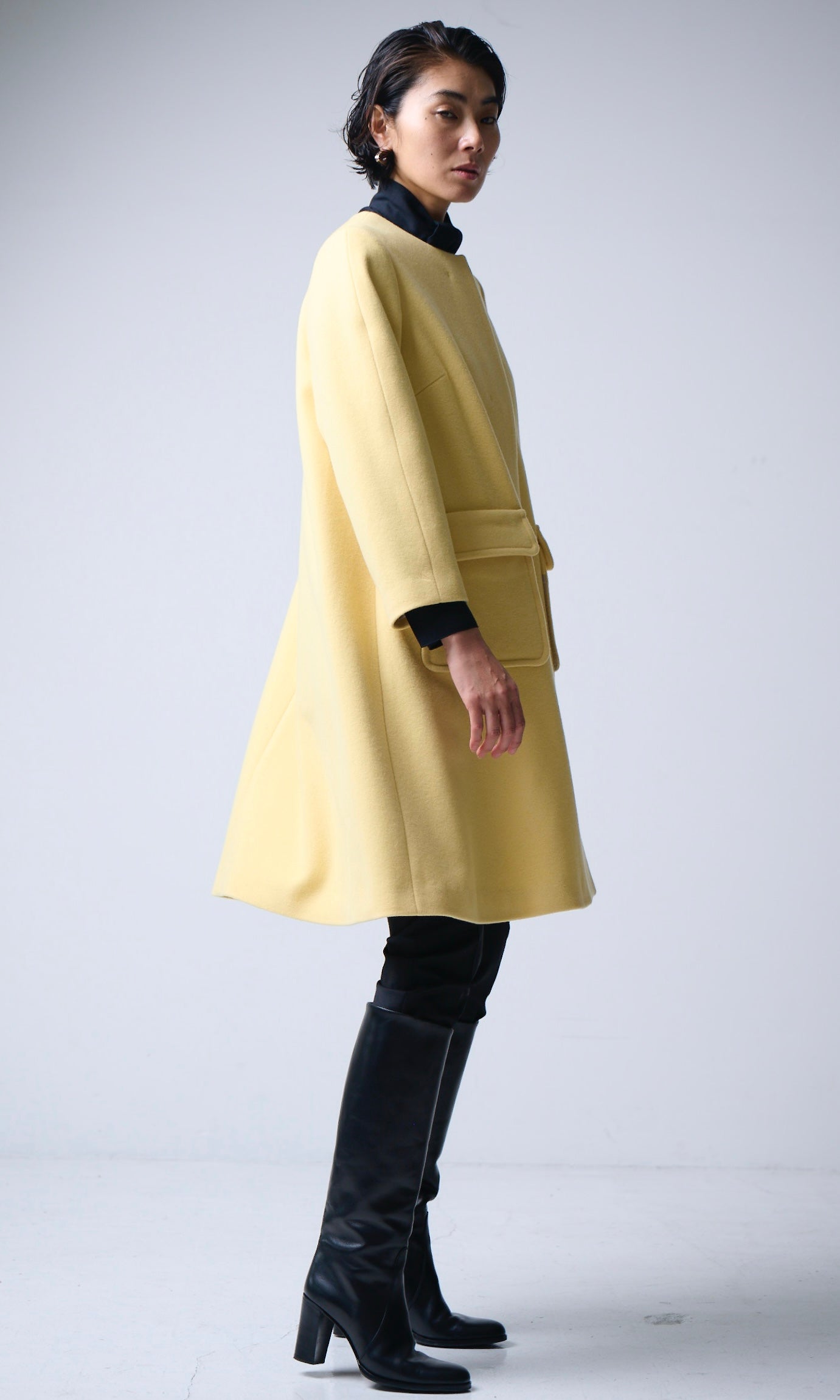 ニューイングランドラム Aラインコート＜イエロー＞ – M・fil 公式