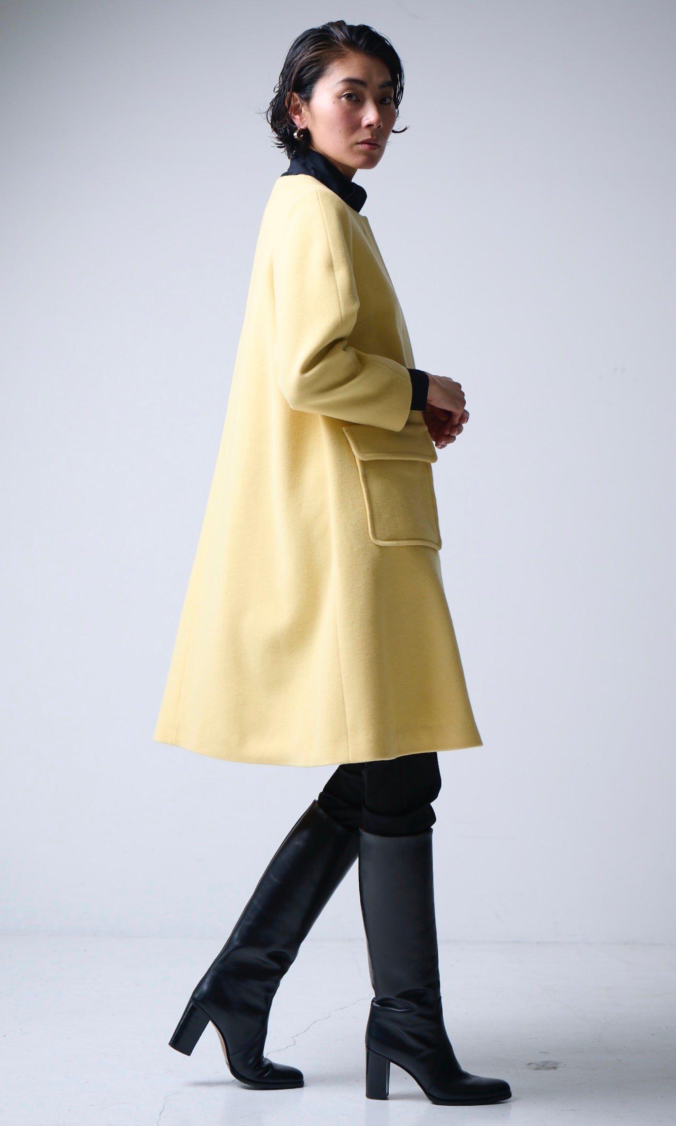 ニューイングランドラム Aラインコート＜イエロー＞ – M・fil 公式