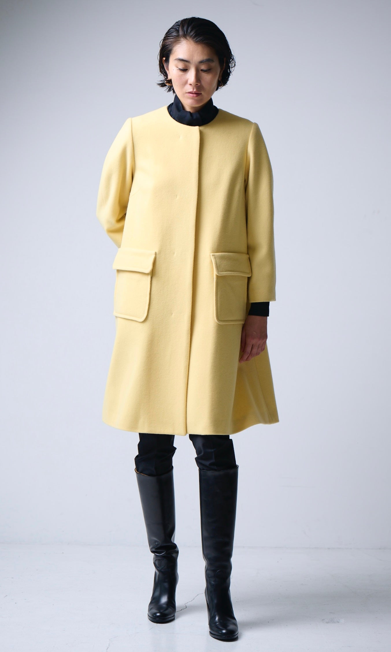 ニューイングランドラム Aラインコート＜イエロー＞ – M・fil 公式