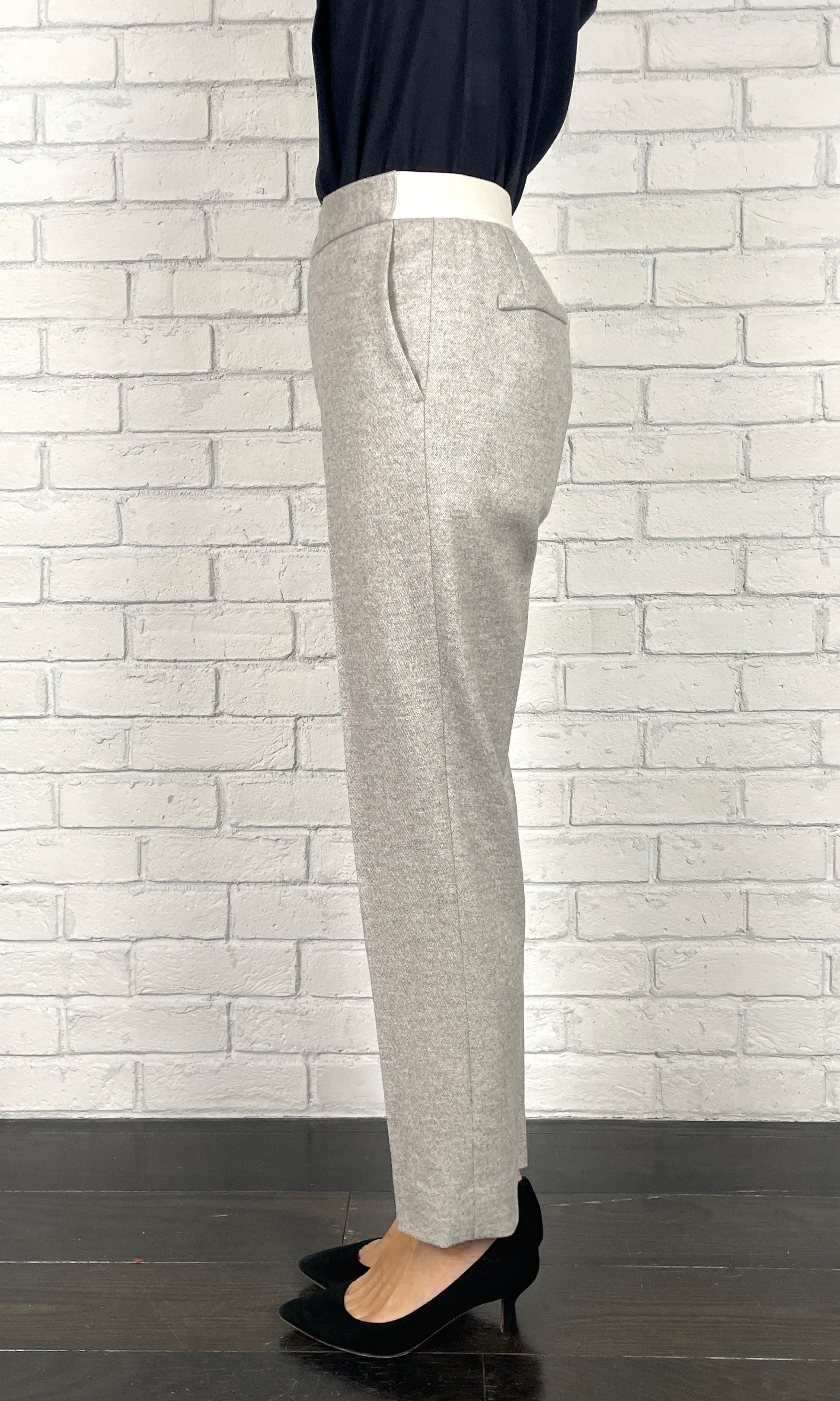 新品　エムフィル　定価¥3万5200円　ウエストゴム　パンツ パンツ レディース きれいめ 夏 涼しい センターライン センター