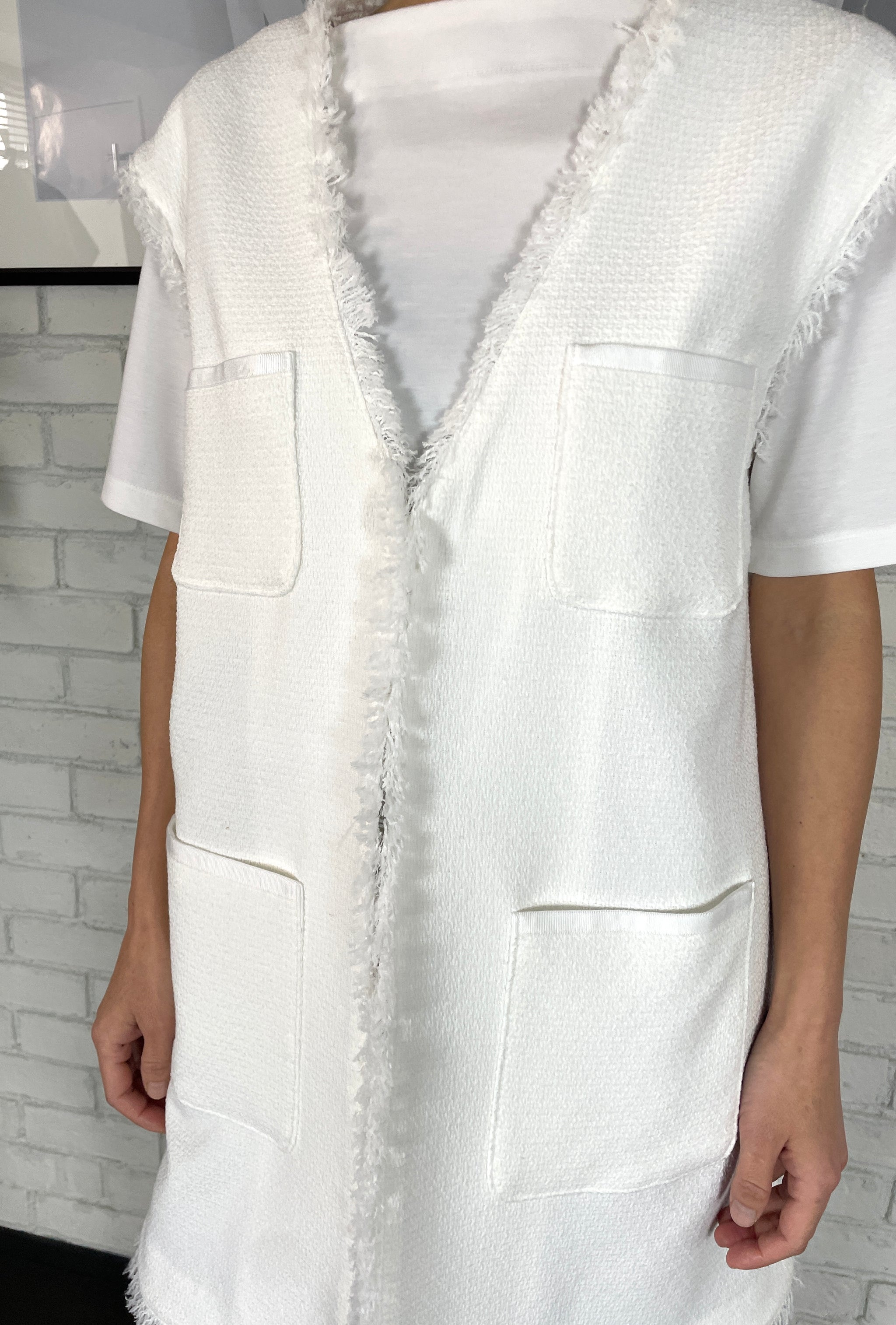 ホワイトジョーラ WHITE JOOLA ダブルピケクロス・きちんと見え