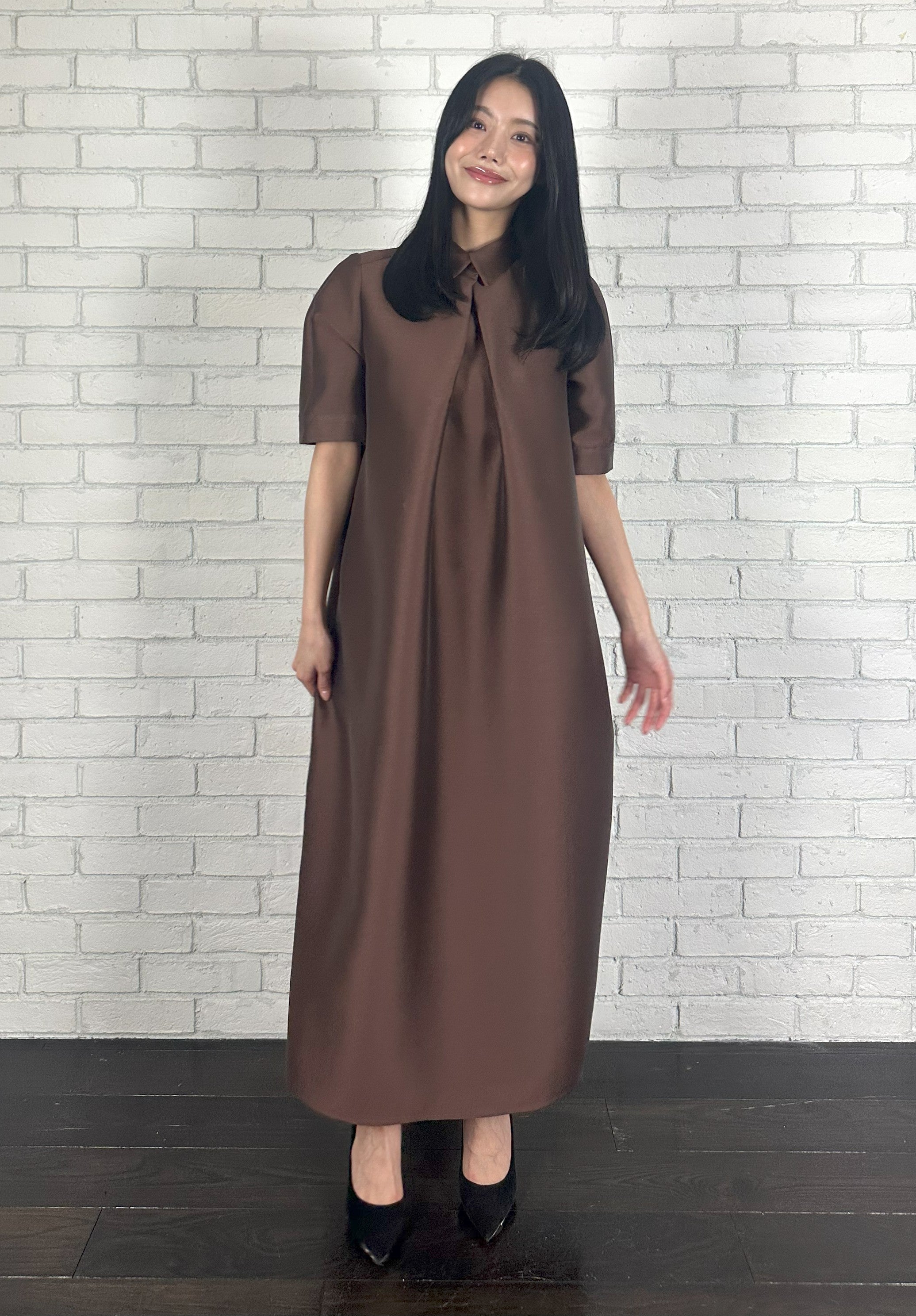 超美品　日本製　Mfil エムフィル　ダブルクロス　リボントップス　ブルー　38 商品 – M・fil 公式オンラインショップ
