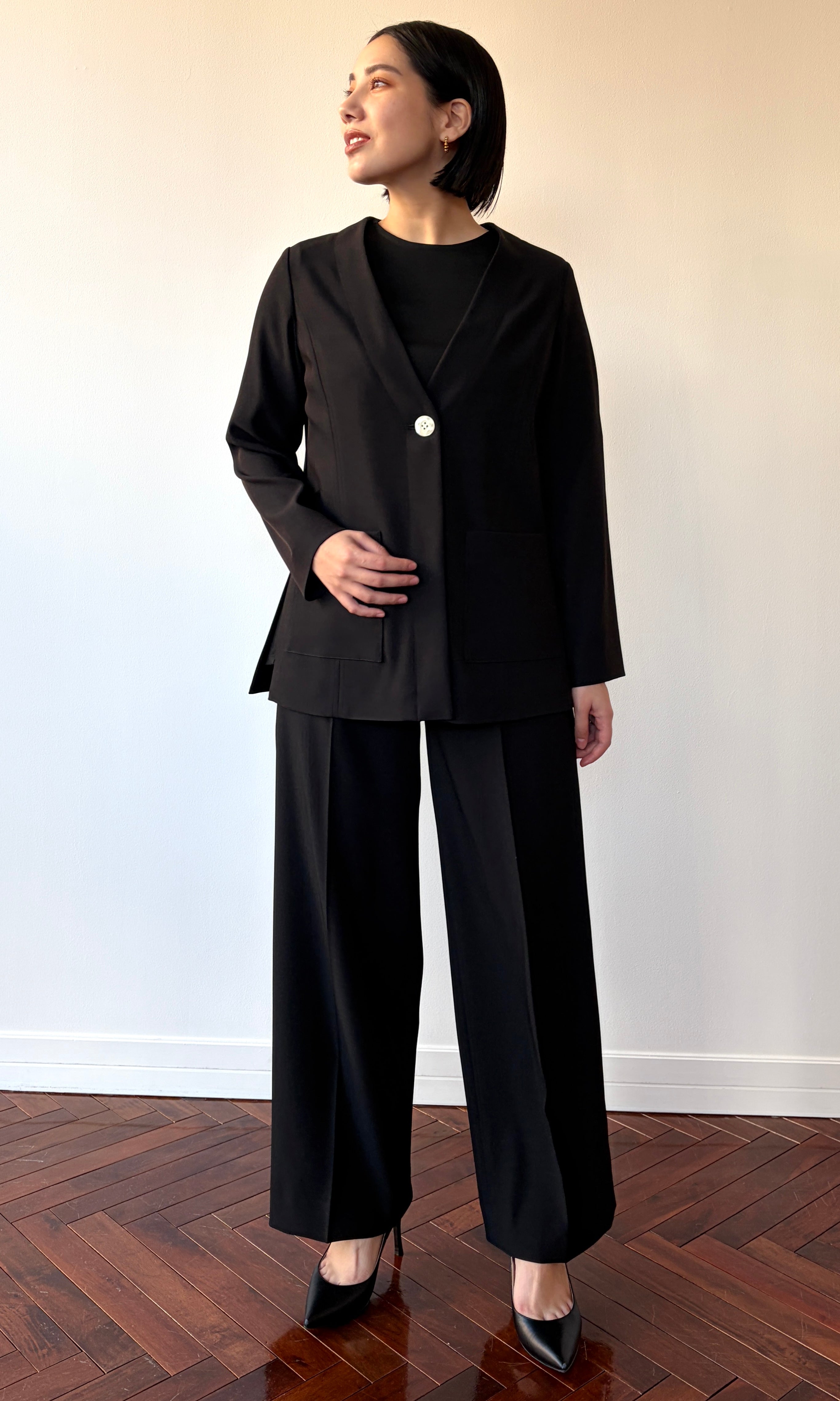 Mfil ブラック ロングベスト（新品未使用品✨） コレクション – M・fil 公式オンラインショップ