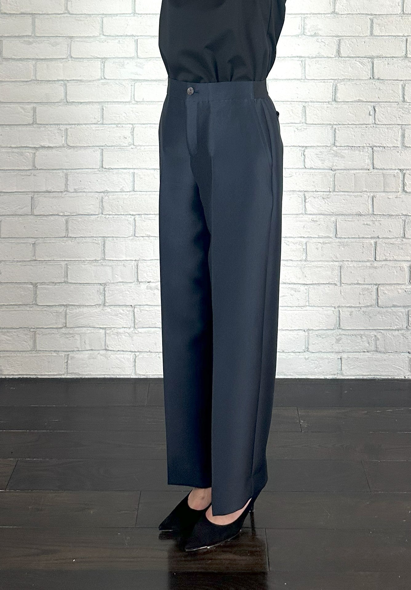 シルキーWクロス ワイドパンツ＜ネイビー＞ – M・fil 公式オンライン