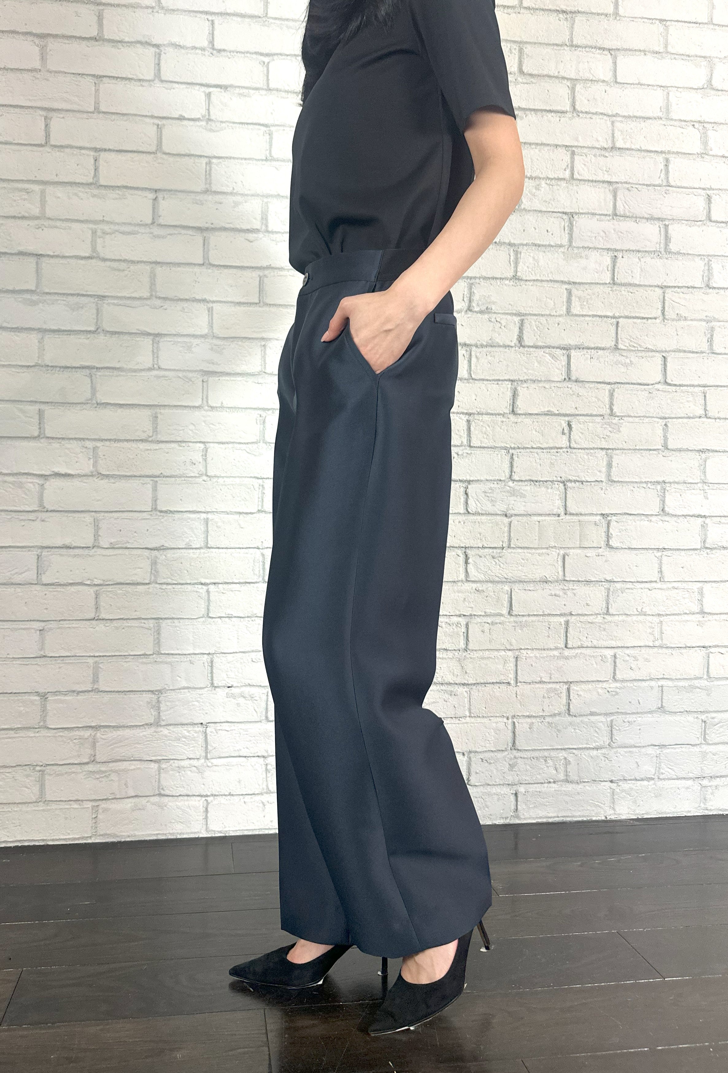 シルキーWクロス ワイドパンツ＜ネイビー＞ – M・fil 公式オンライン